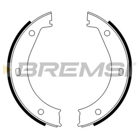 Bremsi Parkeringsbromssko Set GF0076