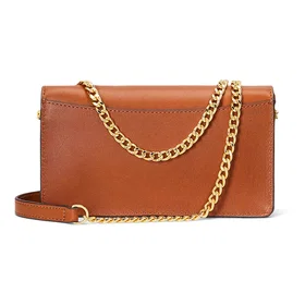 Lauren Accesorios 432915377-002-OSZ Leather Shoulder Bag