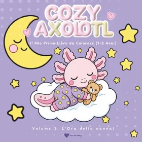 Cozy Axolotl Coloring Book for Children