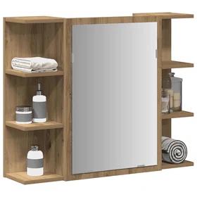 vidaXL Artisan Oak Spegelskåp Konstruerat Trä 80x20.5x64cm 856037