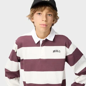Molo Relz Day Stripe Polo Shirt (Drenge)