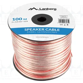 Lanberg Högtalarkabel 100m SC-2X10-10CC-1000-TR