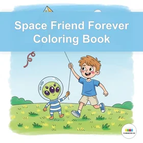 Space Friend Forever Färgläggningsbok