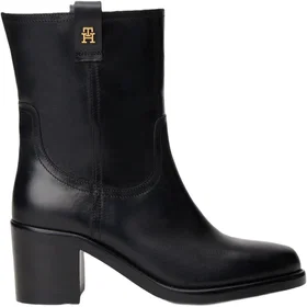 Tommy Hilfiger THSFW0FW08776 Riding Lthr Mid Boot (Dam)