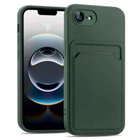 Verco Silikonfodral med Kortfack för iPhone 16e