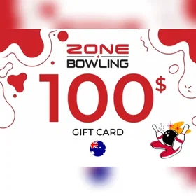 Zone Bowling Presentkort 100 AUD
