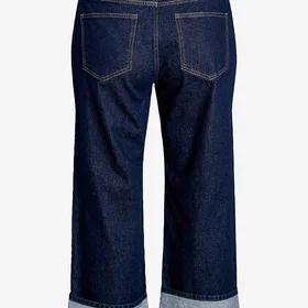 Zizzi jKila Wide Fold-up Jeans (Dame)
