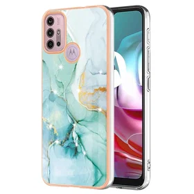 Marble Etui för Motorola Moto G20/G30/G10