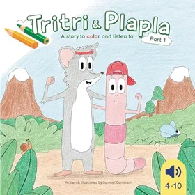 BoD - Books on Demand Tritri And Plapla - Une histoire à colorier et à écouter P