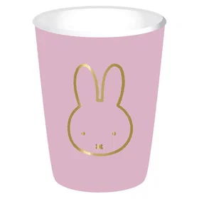 Haza Witbaard Miffy Pink Cup 8 pcs.