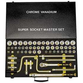 Elora Tools 15372 Super Socket Master Set 1/2" 58pcs