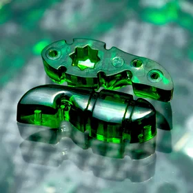Tuner Fish TFGR4 Lug Locks Green 4 Pack