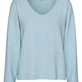 Pieces Ls V-neck Tröja (Dam)
