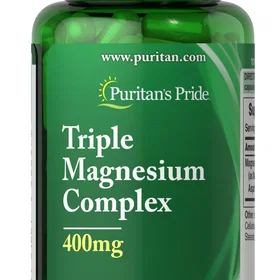 Puritan's Pride Triple Magnesium Complex 400mg 60 Capsules