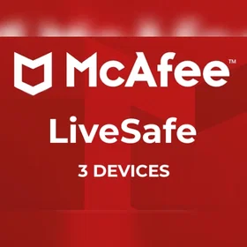 McAfee LiveSafe Antivirus Unlimited Devices 1 Year