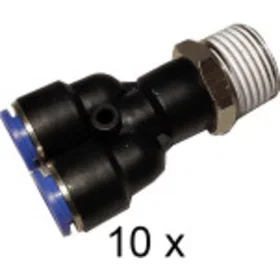 NBE Y-kobling Trykk-In 1/2"x10mm