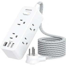 Belkin SRB002af2M 6-Socket Surge Protected Power Strip with USB 2m