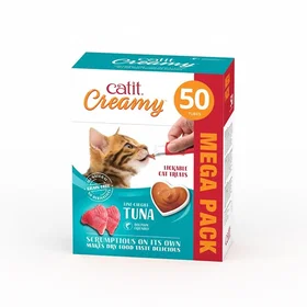 Catit Creamy Lickable Cat Treats Tuna 50 x 10g