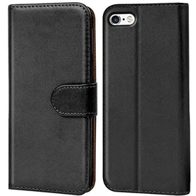 Verco Étui Portefeuille en Cuir PU pour iPhone 5/5S/SE