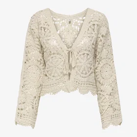 Only Crochet Tie Cardigan (Dame)