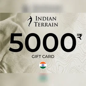 Indian Terrain Presentkort 5000 INR