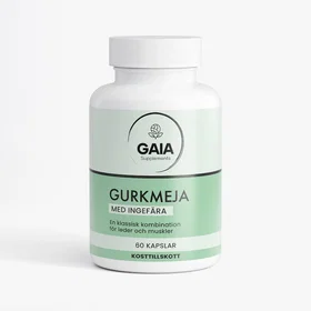 Gaia Gurkmeja Ingefära 60 Kapslar