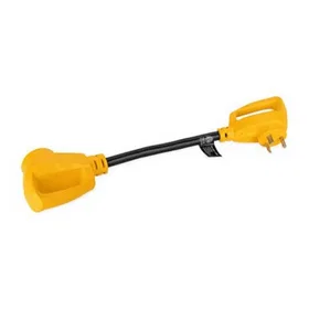 Camco Powergrip Dogbone Plug Adapter 30A Male/50A Female