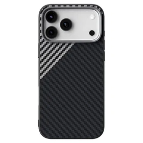 ABEEL Hybrid Case with Carbon Fiber Texture with MagSafe för iPhone 18 Pro/17 Pro