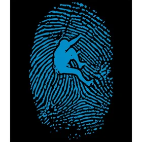 Kruskis Climber Fingerprint Kortärmad T-shirt (Dam)