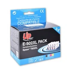 UPrint E-502XL (Svart/Cyan/Magenta/Gul) Multipack