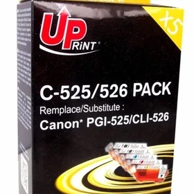 UPrint C-525/CLI-526 (Noir/Jaune/Cyan/Magenta) Multipack