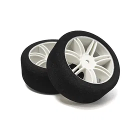 Hotrace 1/10 Bakre Foam Shore 37 Vit Fälg
