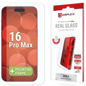 Displex Real Glass Skjermbeskytter for Apple iPhone 16 Pro Max