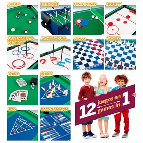 CB 12 In 1 Billiar Multigames Table 104x57.5x69cm