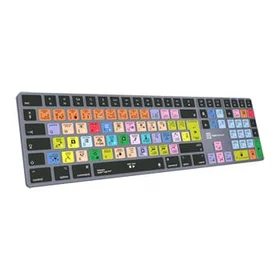 LogicKeyboard Full-Size Wireless RF+BT LKB-LOGXP2-TM-UK Titanium