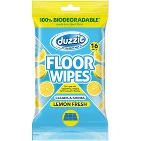 Duzzit Cleaning Cloths Biodegradable 16 wipes Lemon