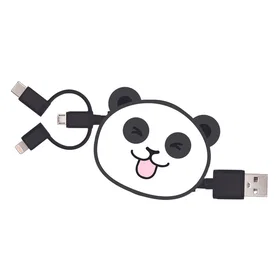 Yello USB-A till USB-C/Micro/Lightning 1 m