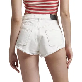 Superdry Vintage High-Rise Denim Shorts (Dam)
