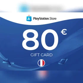 PlayStation Gift Card 80 EUR - FRANCE