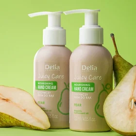 Delia Cosmetics Juicy Care Pear ravitseva voide käsiin 120ml