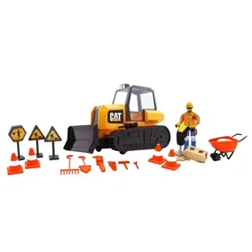 CAT Workforce Bulldozer Action Set Yellow