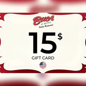 Bucas Gavekort 15 USD