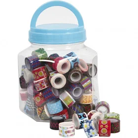 Creativ Company Washi Tape Blandede Farver 12 mm 90-pack
