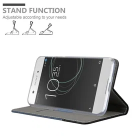 Cadorabo Pungcase med Magnetisk Lukning Stativfunktion og Kortlomme for Sony Xpe