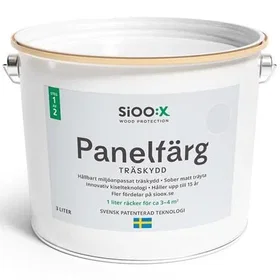 SiOO:X 161023-SE Panelfärg träskydd, steg 1 Oyster Grey 3L