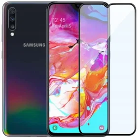 Karkaistu Heltäckande Skärmskydd Härdat Glas för Samsung Galaxy A70