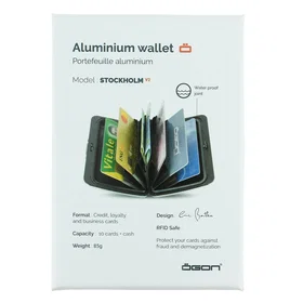 Ögon Smart Case Aluminium Portefeuille
