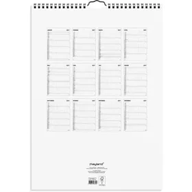 Mayland Familiekalender Sort og Hvid 2027