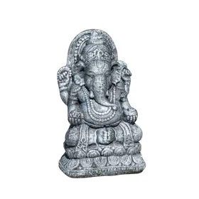 Wanda Statue Ganesh 40cm Noir Gris