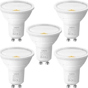 Lepro 200086-WW-EU-5 GU10 Clear 5W 5-pack